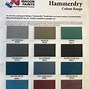 Image result for Hammered Paint Color Chart