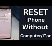 Image result for Factory Reset iPhone without Computer