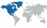 Image result for Northern America with All Contents On a Map