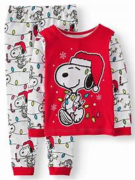Image result for Snoopy Christmas Pajamas