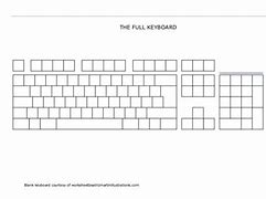 Image result for Blank Typing Keyboard Worksheet