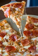 Image result for Sausage and Pepperoni Pizza Slice