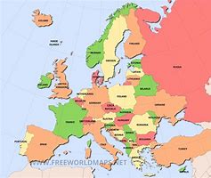 Image result for Map of Europe Clear for Kids