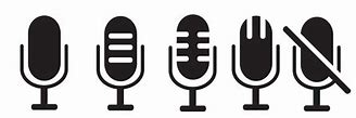 Image result for Microphone Muting and Unmute Icon