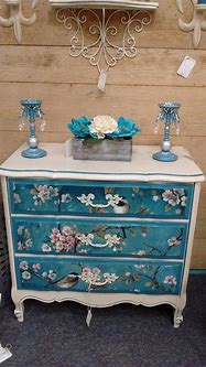 Image result for Painted Furniture Ideas Decoupage