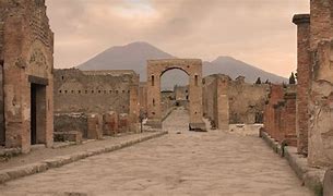 Image result for Pompeii Volcano and City