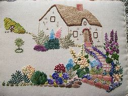 Image result for Garden Embroidery Designs