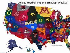 Image result for College Football CFB Map