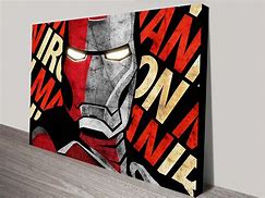 Image result for Iron Man Canvas Art
