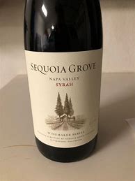 Bildergebnis für Sequoia Grove Syrah Winemaker Series