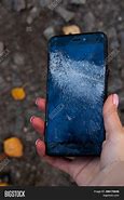 Image result for Woman with Smashed Phone