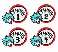 Image result for Thing 1 2 3 4