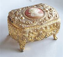 Image result for An Old Fashion Antique Jewelry Box