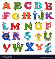 Image result for Monster Alphabet Printables