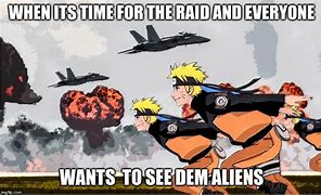 Image result for Naruto Aliens Meme