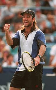 Image result for Agassi Tennis Player