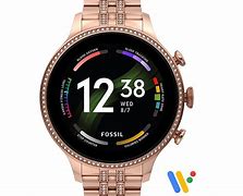 Image result for Fossil Watch Gen 6 Silver