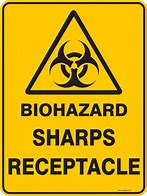 Image result for Sharps Safety Sign