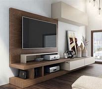 Image result for Two Tone TV Wall Unit