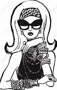 Image result for Cartoon Woman Bling Bling