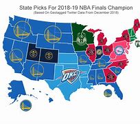 Image result for Favorite NBA Team in Each State