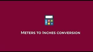 Image result for 43 Inches to Meters