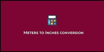 Image result for Metric to Inch Conversion