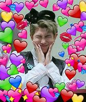 Image result for Cute BTS Heart Memes
