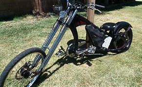 Image result for Motorized Chopper Bicycle