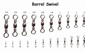 Image result for Barrel Swivel Printable Size Chart