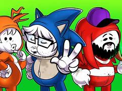 Image result for Fat Sonic and Knuckles