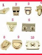 Image result for Button Lock for a Purse