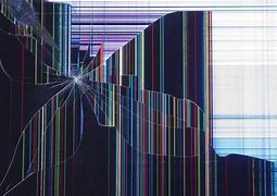 Image result for Broken TV Rainbow Screen