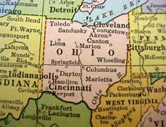 Image result for Ohio USA Map