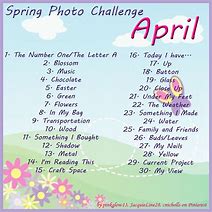 Image result for April Spring Challenge