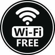 Image result for Wi-Fi Sign with Black Backgrawnd