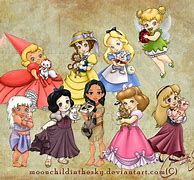 Image result for Disney Princess as Kids