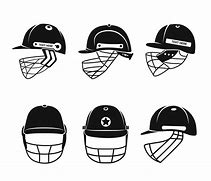Image result for Cricket Helmet Vector