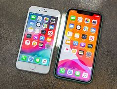 Image result for iPhone 11 Pro Next to 8 Plus