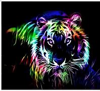 Image result for Abstract Neon Cat