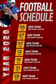 Image result for Sports Schedule Poster Templates
