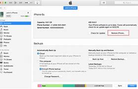 Image result for iTunes Restore iPhone Locked