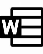 Image result for MS Word Icon.png Transparent