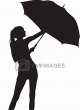 Image result for Girl Front Silhouette Umbrella