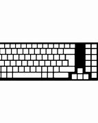 Image result for Keyboard White Outline