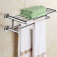 Image result for Metal-Frame Towel Holder Wall