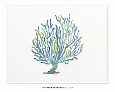 Image result for Blue Coral Art Prints