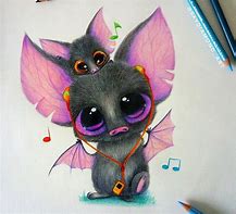 Image result for Cute Bat Sketches