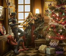 Image result for Captain America Christmas Fan Art