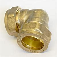 Image result for Brass Comp Elbow